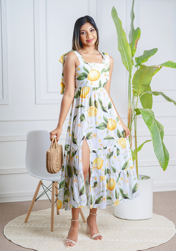 GEORGIA LEMON DRESS